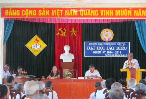 Hội Cựu giáo chức huyện Đức Thọ tổ chức đại hội nhiệm kỳ 3 (2014-2019)